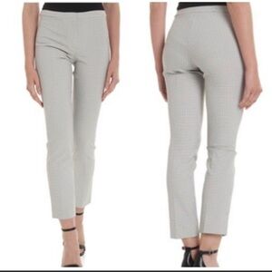 Theory Plaid Classic Skinny Checked Pants Size 12